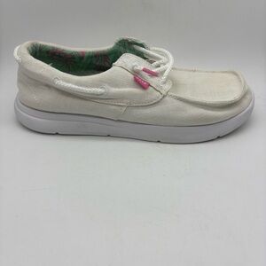 Reef Women's Cushion Coast Slip On Sneaker White Pink Sz EU 40 US 9
